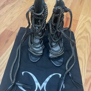 Monica Chiang Gladiator Heels